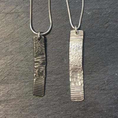 Strata pendants by Silverfish Designs