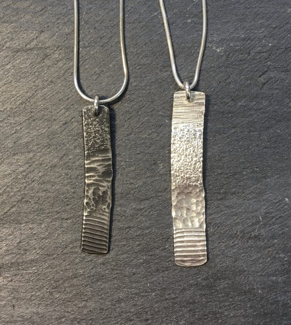 Strata pendants by Silverfish Designs