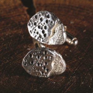 Trefael cufflinks from Silverfish Designs